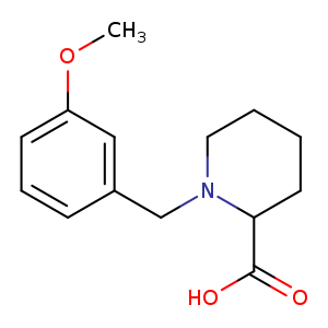 1-(3-Methoxybenzyl)piperidine-2-carboxylic acid