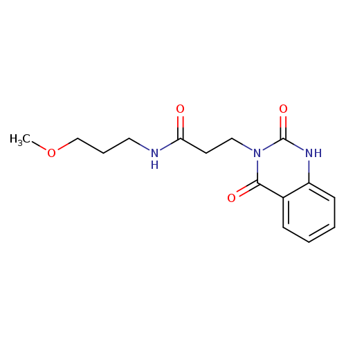 3-(2,4-dioxo-1,2,3,4-tetrahydroquinazolin-3-yl)-N-(3-methoxypropyl)propanamide