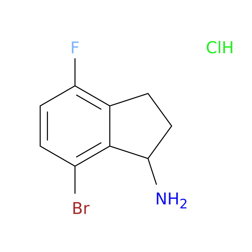 7-bromo-4-fluoro-2,3-dihydro-1H-inden-1-amine hydrochloride