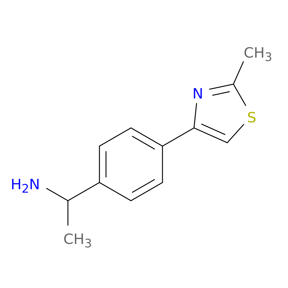1-[4-(2-methyl-1,3-thiazol-4-yl)phenyl]ethan-1-amine
