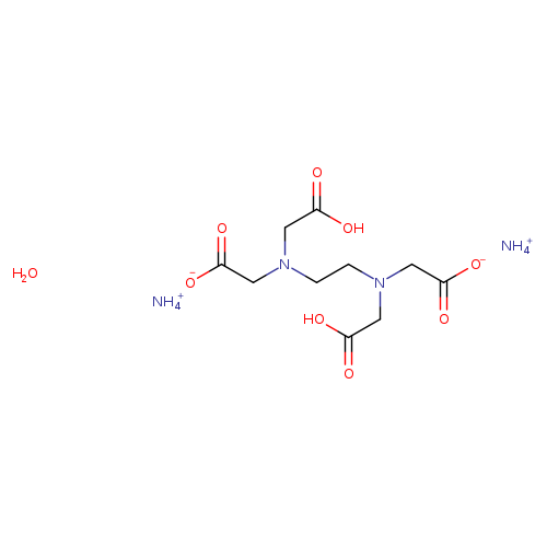 Glycine, N,N'-1,2-ethanediylbis[N-(carboxymethyl)-, diammonium salt, monohydrate (9CI)