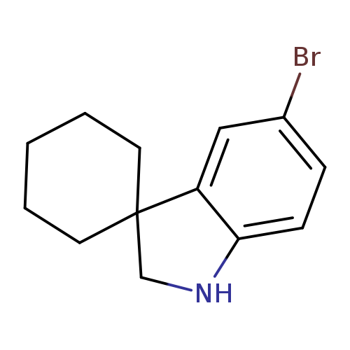 5-bromospiro[1,2-dihydroindole-3,1'-cyclohexane]