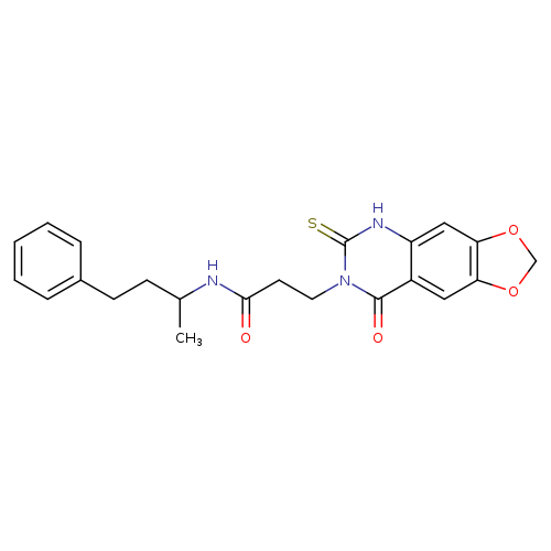 3-{8-oxo-6-sulfanylidene-2H,5H,6H,7H,8H-[1,3]dioxolo[4,5-g]quinazolin-7-yl}-N-(4-phenylbutan-2-yl)propanamide