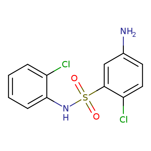 5-amino-2-chloro-N-(2-chlorophenyl)benzene-1-sulfonamide