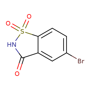 1,2-Benzisothiazol-3(2H)-one, 5-bromo-, 1,1-dioxide
