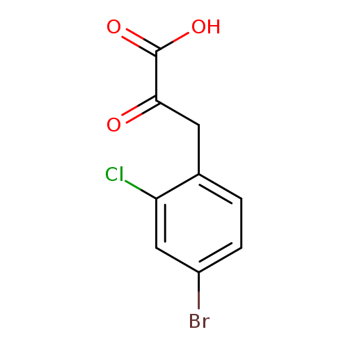 3-(4-bromo-2-chlorophenyl)-2-oxopropanoicacid