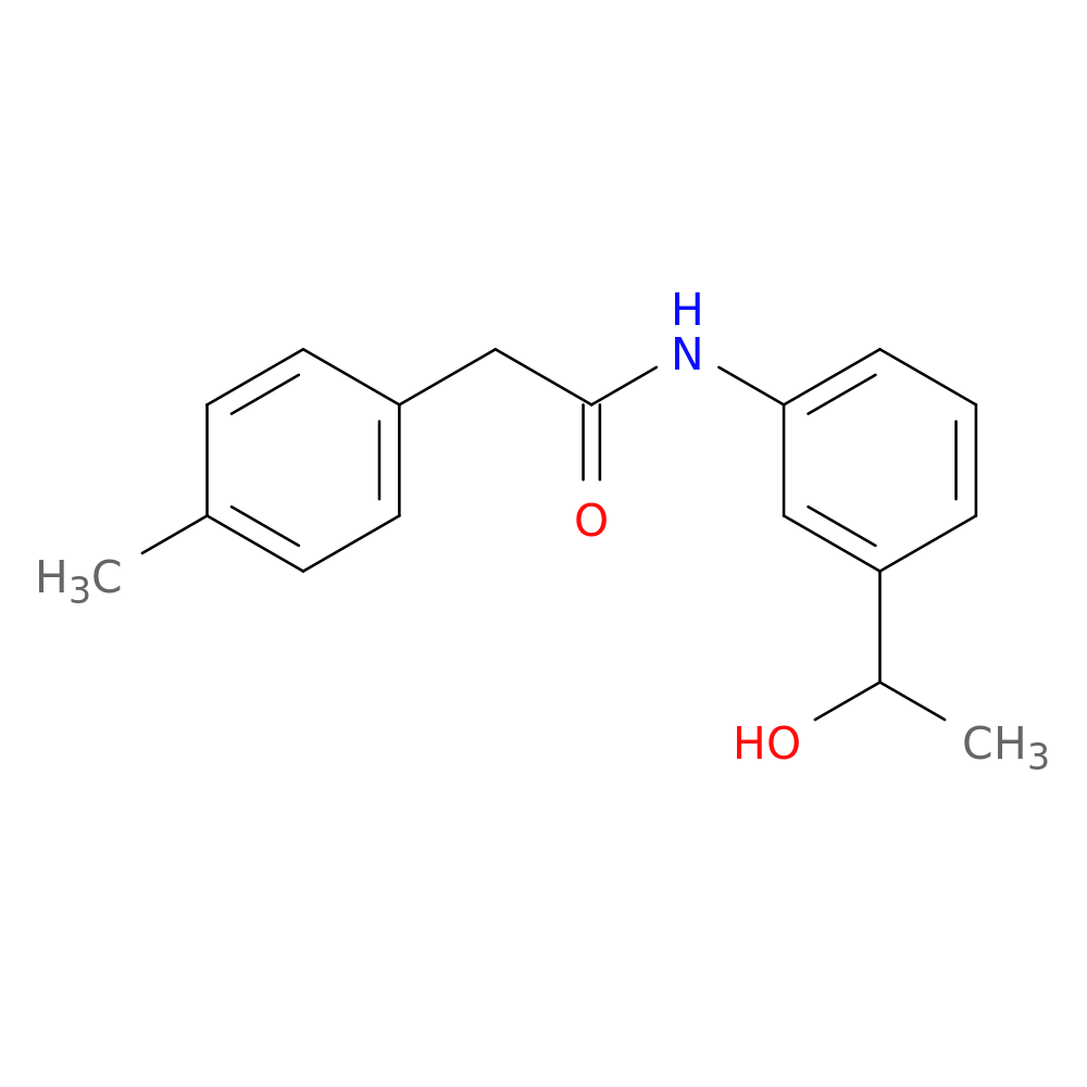 N-[3-(1-hydroxyethyl)phenyl]-2-(4-methylphenyl)acetamide