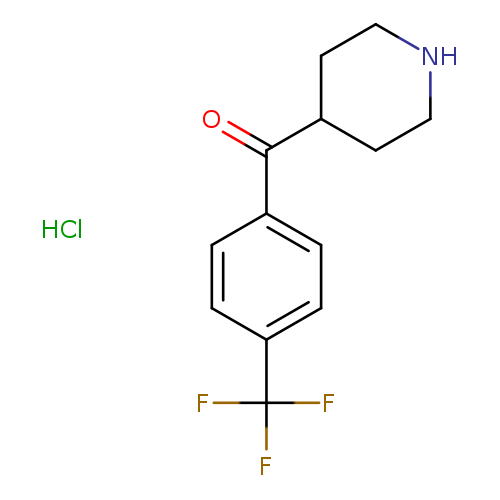 Methanone, 4-piperidinyl[4-(trifluoromethyl)phenyl]-, hydrochloride