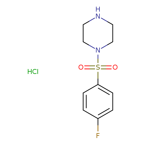 1-(4-FLUORO-BENZENESULFONYL)-PIPERAZINE HYDROCHLORIDE