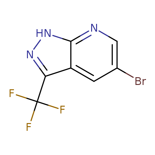 1H-Pyrazolo[3,4-b]pyridine, 5-bromo-3-(trifluoromethyl)-