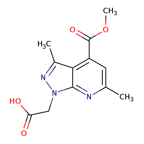 2-(4-(Methoxycarbonyl)-3,6-dimethyl-1H-pyrazolo[3,4-b]pyridin-1-yl)acetic acid