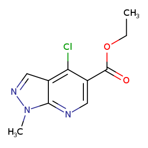 Ethyl 4-chloro-1-methyl-1H-pyrazolo[3,4-b]pyridine-5-carboxylate