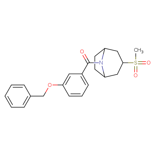 8-[3-(benzyloxy)benzoyl]-3-methanesulfonyl-8-azabicyclo[3.2.1]octane