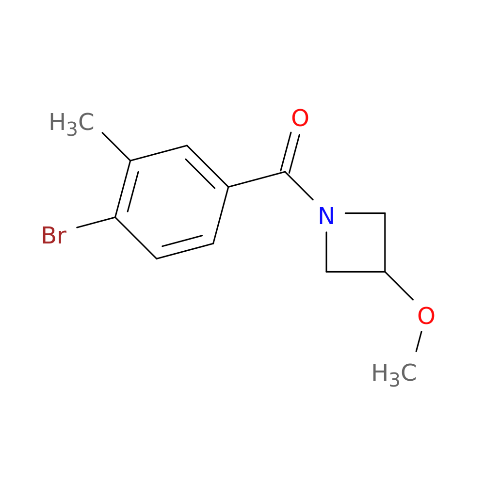 (4-Bromo-3-methylphenyl)(3-methoxyazetidin-1-yl)methanone