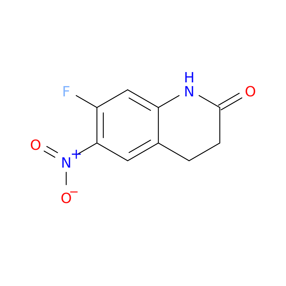 7-fluoro-6-nitro-1,2,3,4-tetrahydroquinolin-2-one
