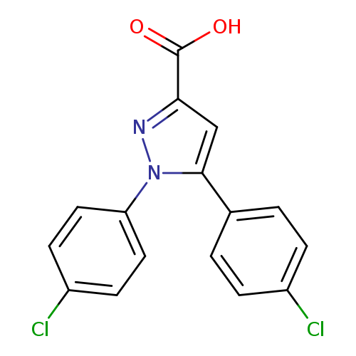 1,5-bis(4-chlorophenyl)-1H-pyrazole-3-carboxylic acid