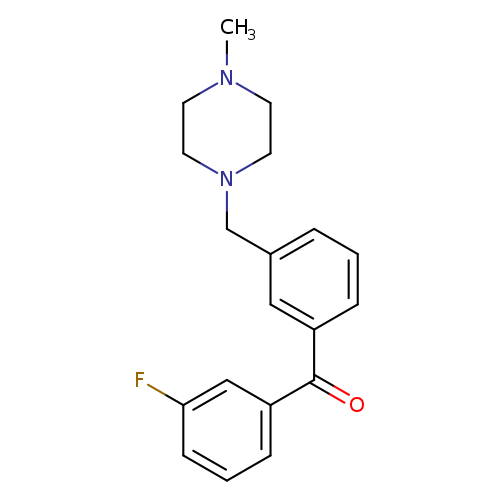 3-FLUORO-3'-(4-METHYLPIPERAZINOMETHYL) BENZOPHENONE