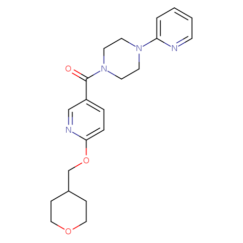 1-{6-[(oxan-4-yl)methoxy]pyridine-3-carbonyl}-4-(pyridin-2-yl)piperazine