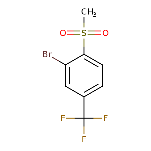 2-Bromo-1-methanesulfonyl-4-(trifluoromethyl)benzene