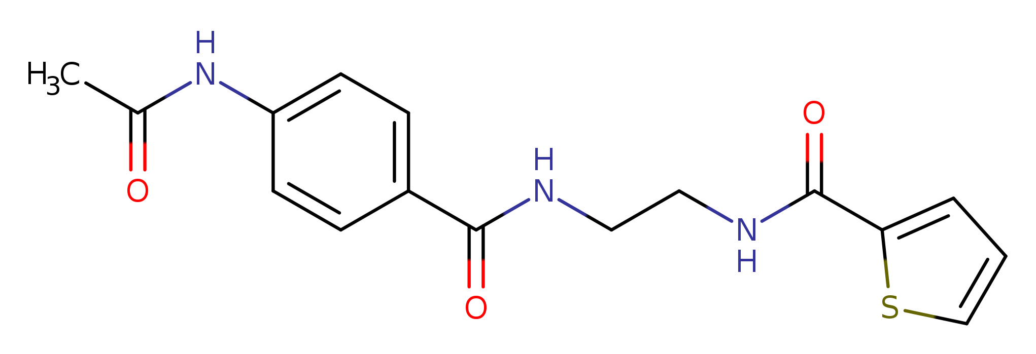 4-acetamido-N-{2-[(thiophen-2-yl)formamido]ethyl}benzamide