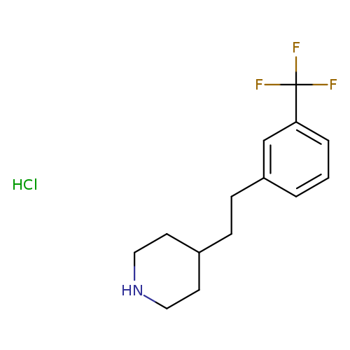 4-{2-[3-(trifluoromethyl)phenyl]ethyl}piperidine hydrochloride