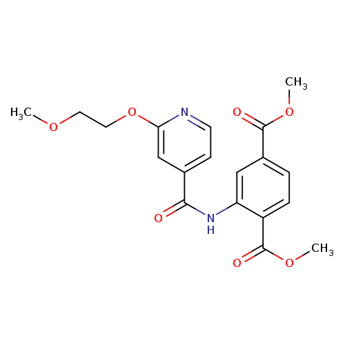 1,4-dimethyl 2-[2-(2-methoxyethoxy)pyridine-4-amido]benzene-1,4-dicarboxylate