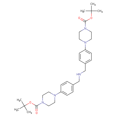 tert-butyl 4-[4-({[(4-{4-[(tert-butoxy)carbonyl]piperazin-1-yl}phenyl)methyl]amino}methyl)phenyl]piperazine-1-carboxylate