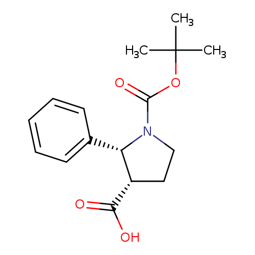 cis-1-N-Boc-2-phenyl-pyrrolidine-3-carboxylic acid