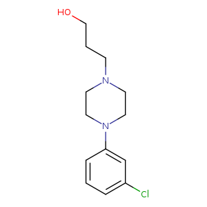 1-Piperazinepropanol,4-(3-chlorophenyl)-