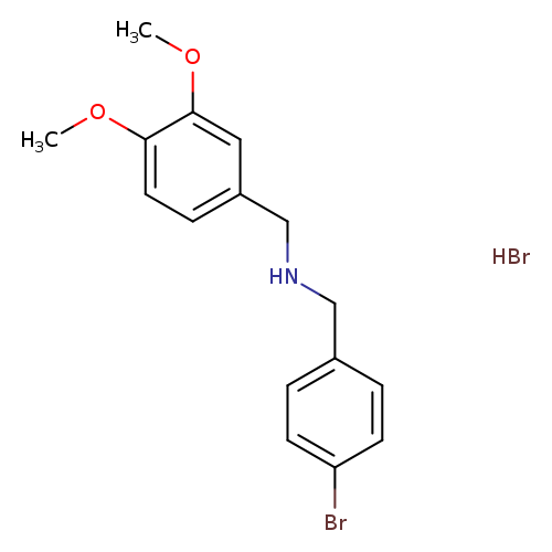 (4-bromobenzyl)(3,4-dimethoxybenzyl)amine hydrobromide
