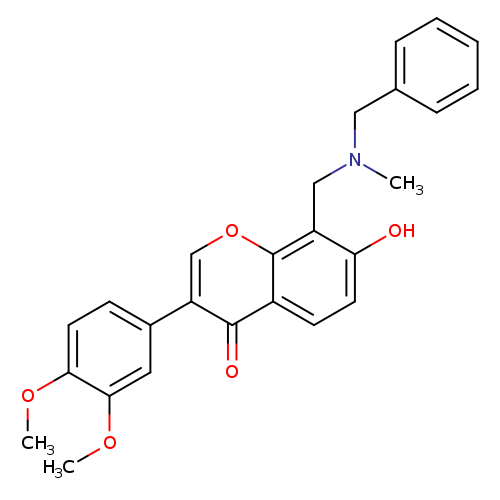 8-{[benzyl(methyl)amino]methyl}-3-(3,4-dimethoxyphenyl)-7-hydroxy-4H-chromen-4-one