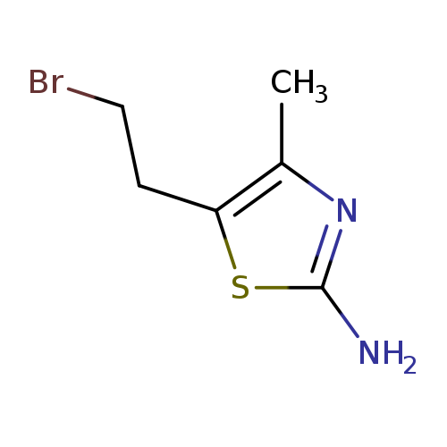 5-(2-Bromoethyl)-4-methyl-1,3-thiazol-2-amine