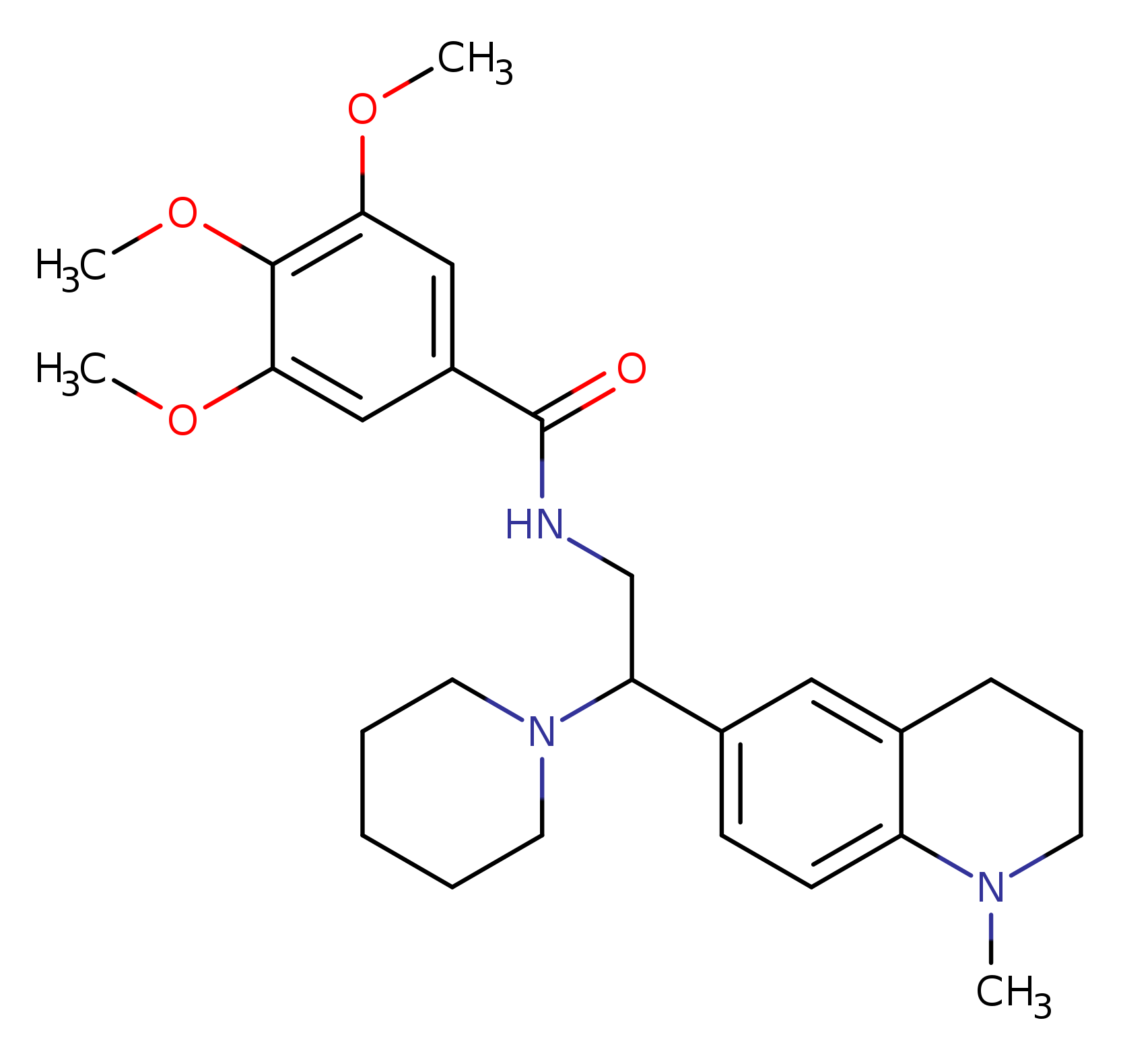 3,4,5-trimethoxy-N-[2-(1-methyl-1,2,3,4-tetrahydroquinolin-6-yl)-2-(piperidin-1-yl)ethyl]benzamide