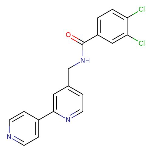 N-({[2,4'-bipyridine]-4-yl}methyl)-3,4-dichlorobenzamide