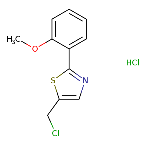 5-(Chloromethyl)-2-(2-methoxyphenyl)-1,3-thiazole hydrochloride