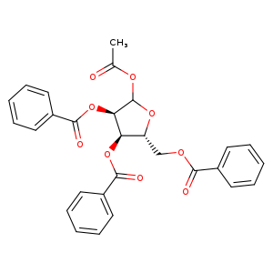 D-Ribofuranose， 1-acetate 2，3，5-tribenzoate