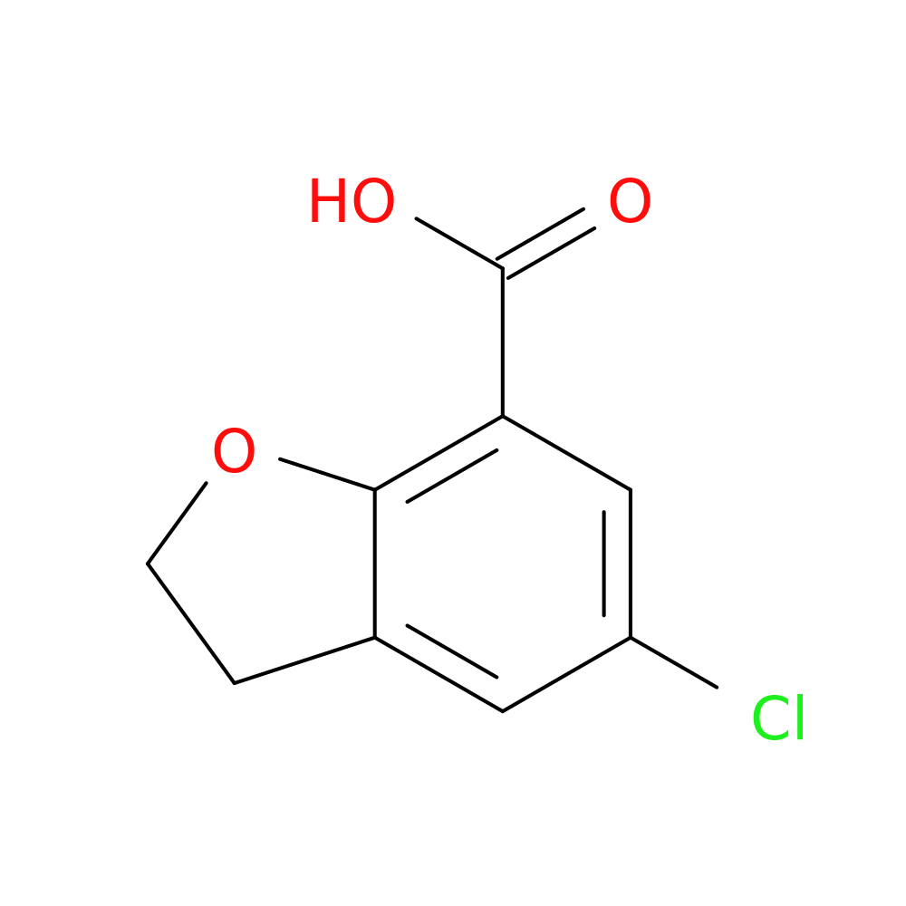 5-Chloro-2,3-Dihydrobenzofuran-7-Carboxylic Acid