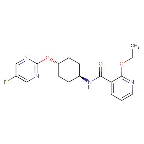 2-ethoxy-N-[(1r,4r)-4-[(5-fluoropyrimidin-2-yl)oxy]cyclohexyl]pyridine-3-carboxamide