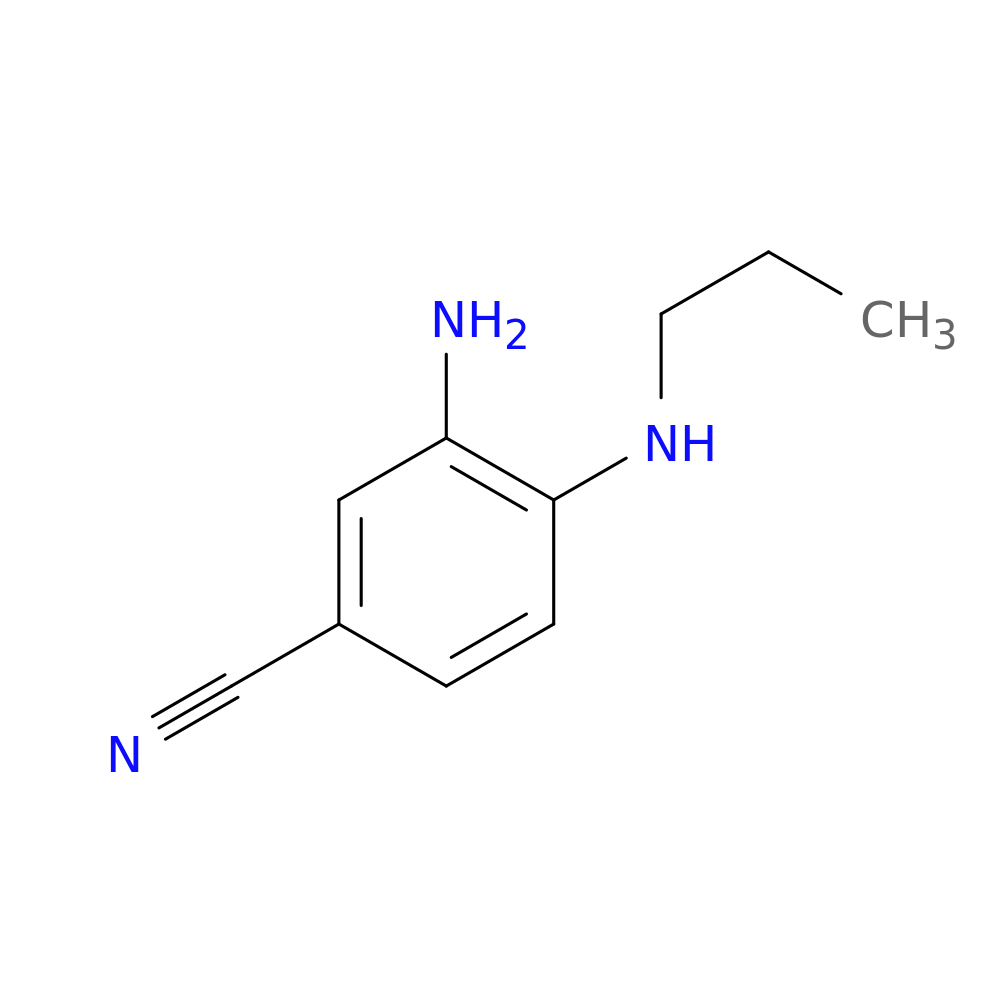 3-Amino-4-(propylamino)benzonitrile