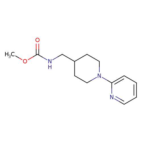 methyl N-{[1-(pyridin-2-yl)piperidin-4-yl]methyl}carbamate