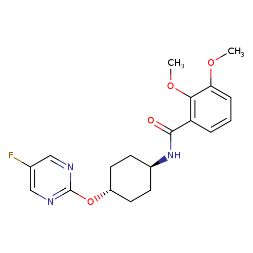 2,3-dimethoxy-N-[(1r,4r)-4-[(5-fluoropyrimidin-2-yl)oxy]cyclohexyl]benzamide