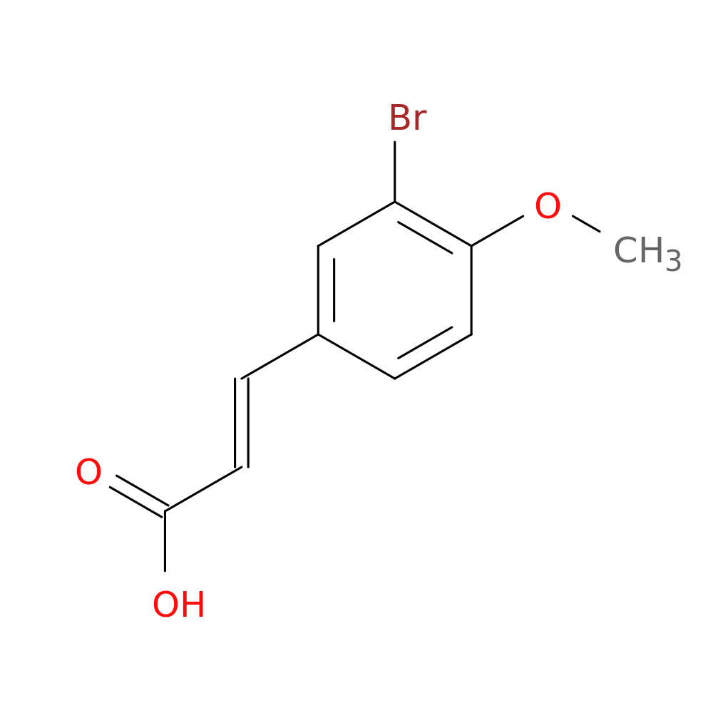 (E)-3-(3-Bromo-4-methoxyphenyl)acrylic acid