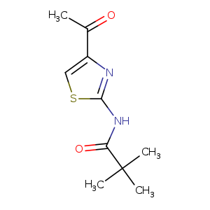 N-(4-acetyl-1,3-thiazol-2-yl)-2,2-dimethylpropanamide