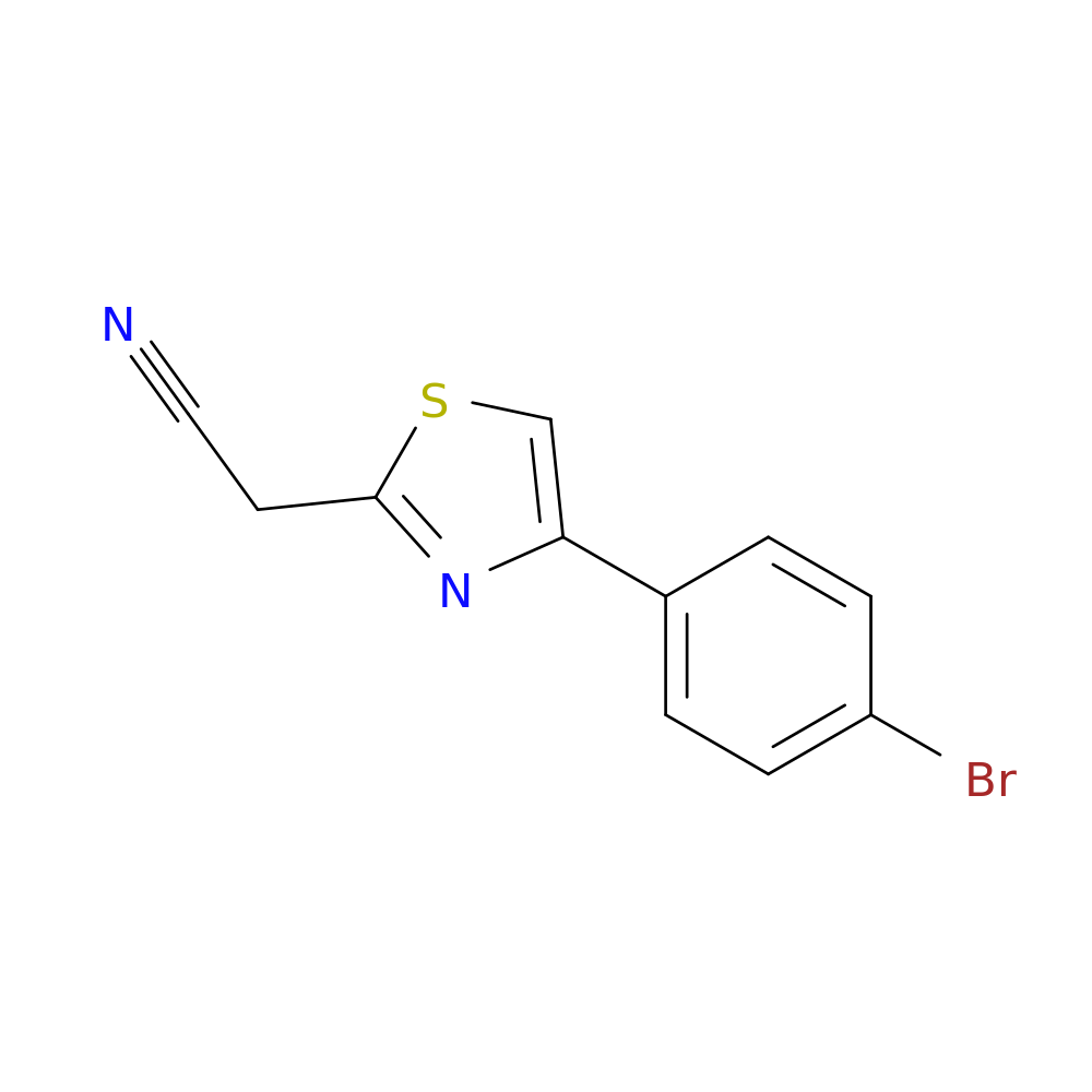 2-(4-(4-Bromophenyl)thiazol-2-yl)acetonitrile