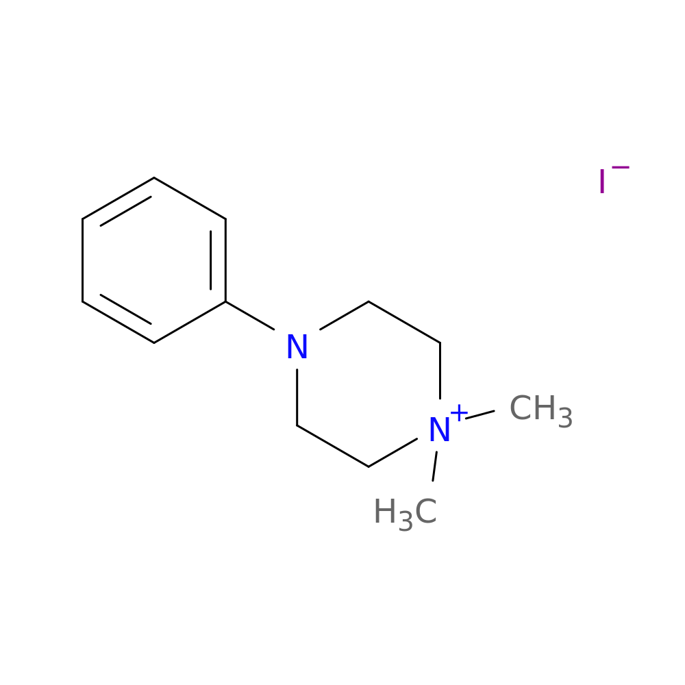 1,1-Dimethyl-4-phenylpiperazinium Iodide
