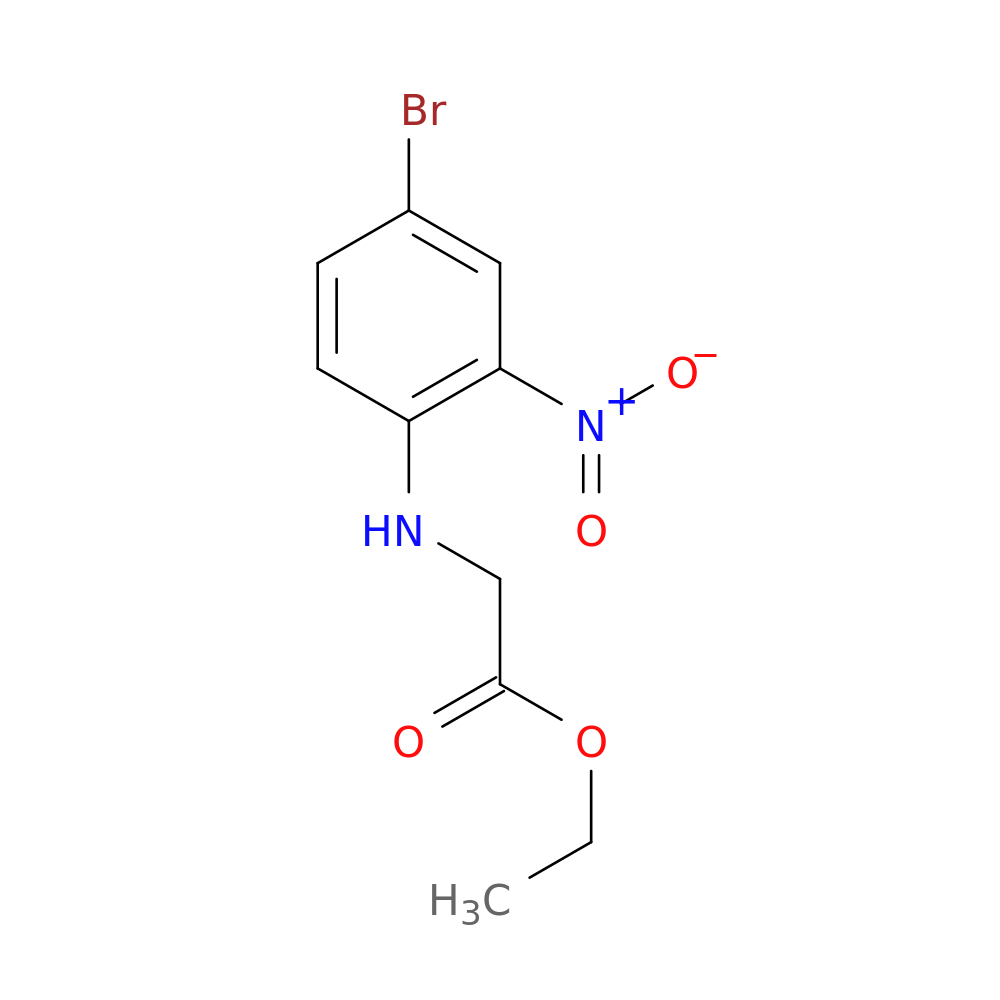 Ethyl 2-[(4-bromo-2-nitrophenyl)amino]acetate