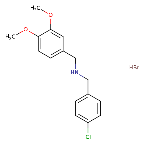 (4-chlorobenzyl)(3,4-dimethoxybenzyl)amine hydrobromide