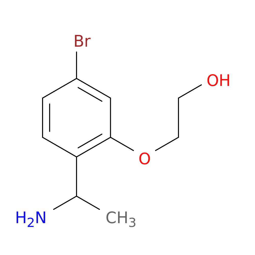 2-[2-(1-aminoethyl)-5-bromophenoxy]ethan-1-ol