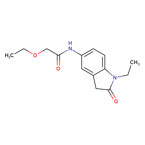 2-ethoxy-N-(1-ethyl-2-oxo-2,3-dihydro-1H-indol-5-yl)acetamide
