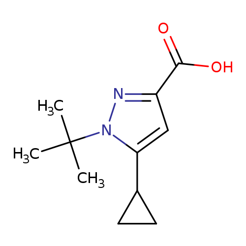 1-tert-butyl-5-cyclopropyl-1H-pyrazole-3-carboxylic acid
